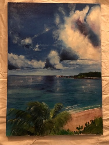 ölbild leinwand mit - Ölbild,
