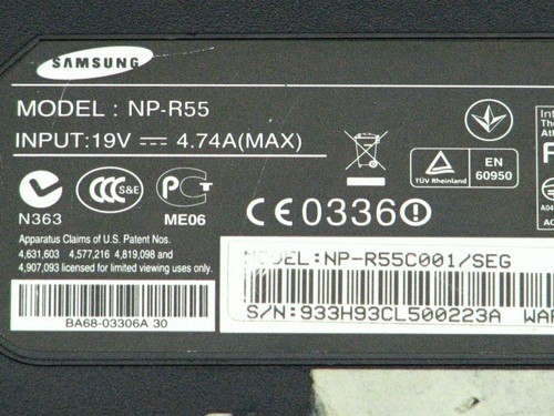 Gehäuse unten samsung - samsung, r55