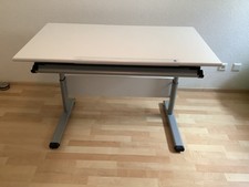 Paidi Schreibtisch Marco 2,  70 x 120 cm, höhenverstellbar, weiss