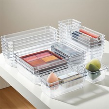 Schubladenbox Schreibtisch-Organizer Kosmetik-Box Aufbewahrungsbox mit 30 Fächer