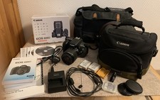 Canon EOS 600 D mit Objektiv + 2 Taschen / Zubehörpaket