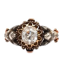 Antiker diamant ring mit - antiker,