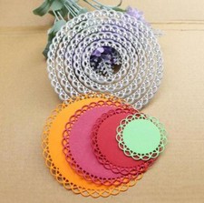 Stanzschablone Spitze Rund