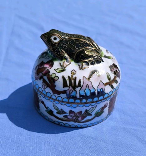 Schöne cloisonne dose - schöne, mit