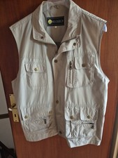 Herren Weste von New Fashion in Gr. 27  beige, viele Taschen,  Reißverschluss