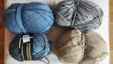 Sockenwolle 4-fach, doppelt