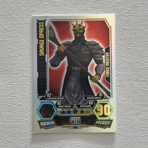 Star wars force attax savage - wars,