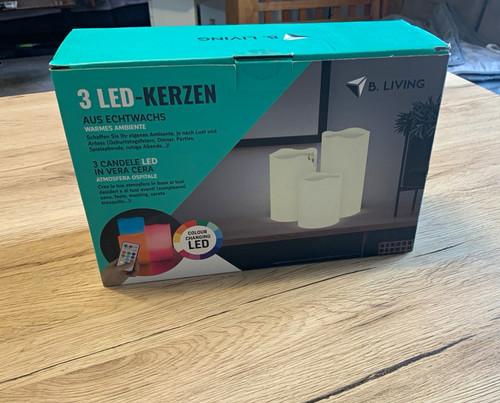 Living 3er set led kerzen - 3er,