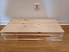 Leimholzplatte Kiefer 7 Stück 30x65x1.8cm