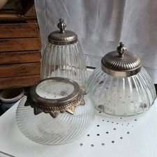 Dosen Bauernsilber Kerzenglas Deko Vorratsgläser Dose Nostalgische Dose