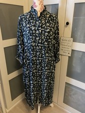 Noa Noa Kleid Gr 46 Streublumen Grün Blau Weiß Gelb Taschen