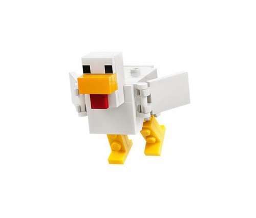 Lego minecraft huhn figur - -,