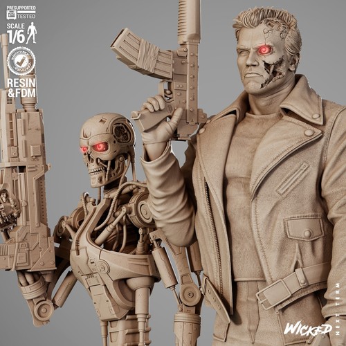 Terminator diorama 4 1 - terminator,, diorama,