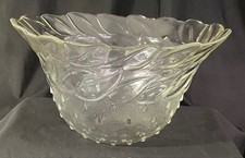 Schöne große Glas-Salatschüssel Ø 24,5 cm Höhe 14,5 cm