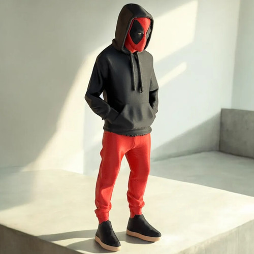 Urban deadpool figur druck - 3d,
