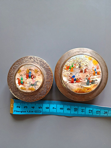 Vintage metalldosen mit - metalldosen,