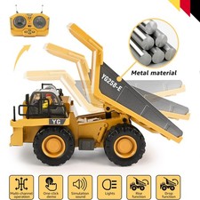 Ferngesteuerter Muldenkipper,RC Kipper Dumper Kipplader Baufahrzeuge 2.4GHz DHL