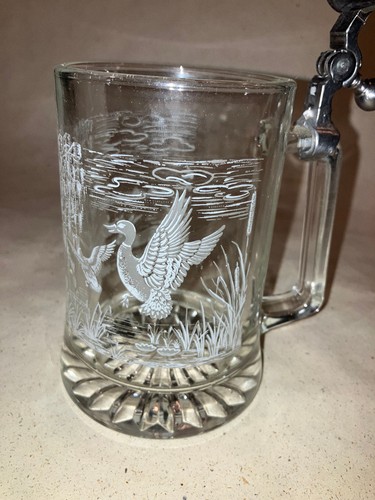 Bierkrug mit zinndeckel - mit,
