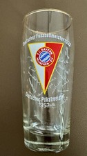 FC Bayern München Bierglas Fussball-Pokal-Meister 1932 und 1957 Autogramme sign.