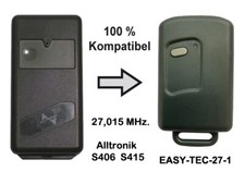 Ersatz Handsender 27,015 MHz.1 Kanal für Alltronik S406 S415 S435 Fernbedienung