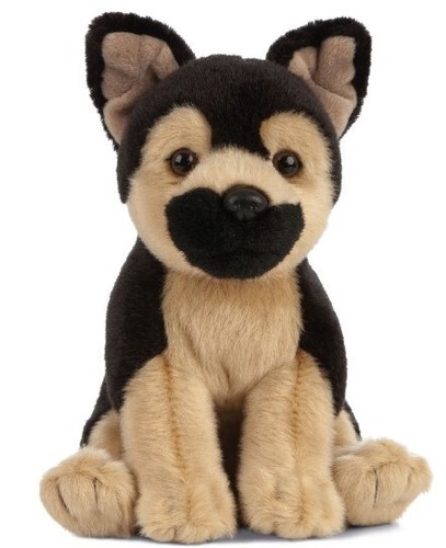 Schäferhund 16cm plüschtier - schäferhund,