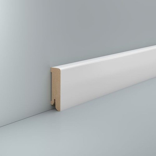 Mdf sockelleiste weiß 58 - weiß, x