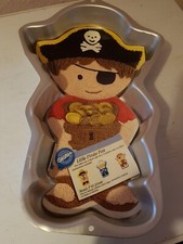 SELTEN - WILTON KLEINER PIRAT NEUHEIT ALUMINIUM KUCHENFORM - NAGELNEU UNBENUTZT 