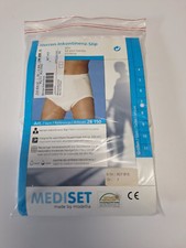 Mediset Herren Inkontinenz Slip Schutzhose Gr. 7 Feinripp, waschbare Saugeinlage