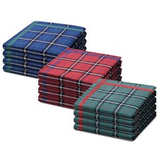 Taschentücher aus Baumwolle 12x Stofftaschentücher Set Taschentuch aus Stoff