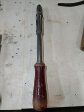 grosser Drillschraubendreher, Ratschenschrauber, Altes Werkzeug