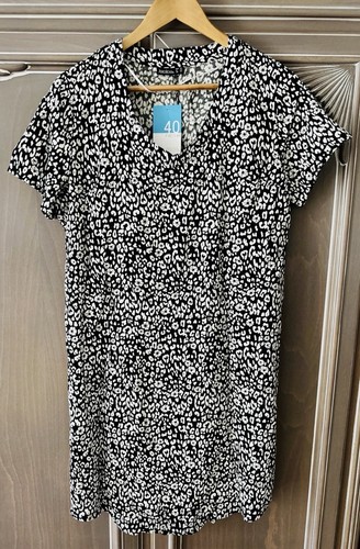 Blusenkleid kleid schwarz - blusenkleid, v-kleid