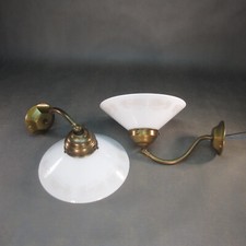 1 von 2 Gelenk Wandlampe Jugendstil Lampe Vintage Wandleuchte Messing Flurlampe