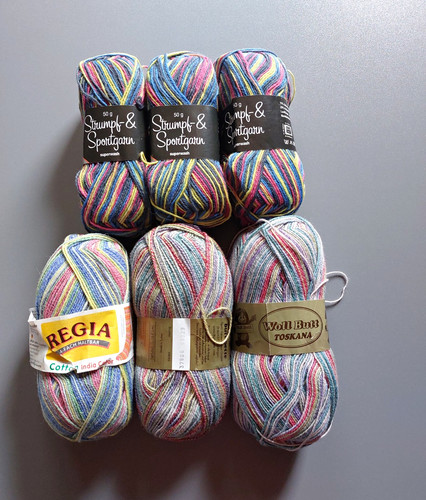 Sockenwolle paket fädig - sockenwolle,