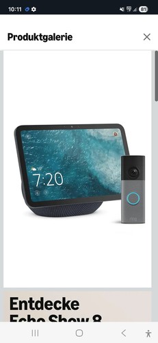 Echo show graphit ring - 8, +