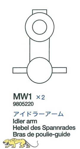 Schwingarme spannrollen mw1 - spannrollen, (mw1