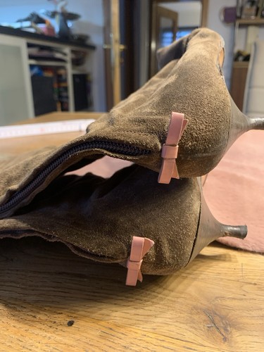 Süße wildleder stiefel - süße,