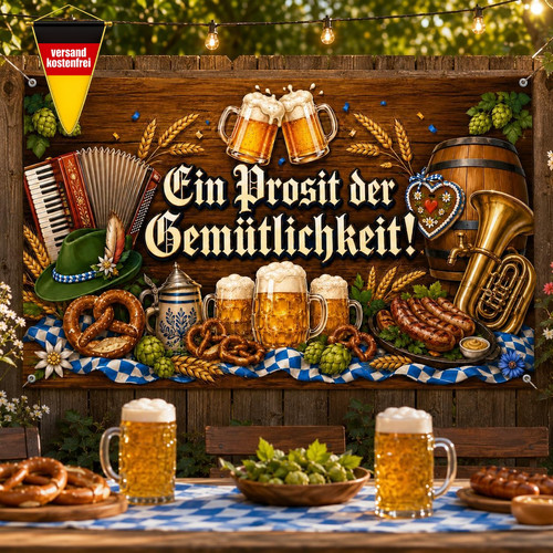 Oktoberfest banner deko - banner,