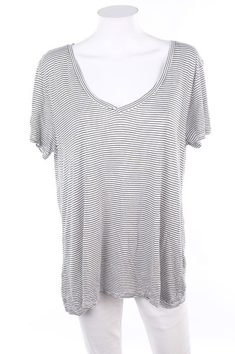 Kurzarm shirt l schwarz - h&m,