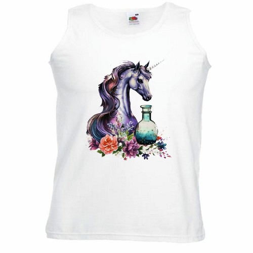 Tank top einhorn fabelwesen - top,