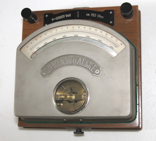Millivoltmeter antik siemens - millivoltmeter,
