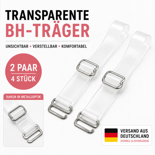 Paar träger transparent - 2, bh
