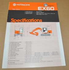 Hitachi EX60 Excavator