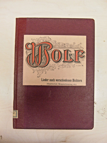 Alte noten wolf - alte,