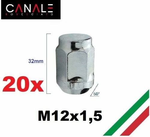Satz m12x1 radmuttern - 20, m12x1,5