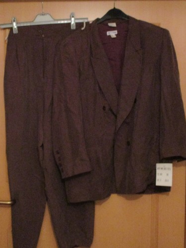 Damen hosenanzug aubergine - damen,