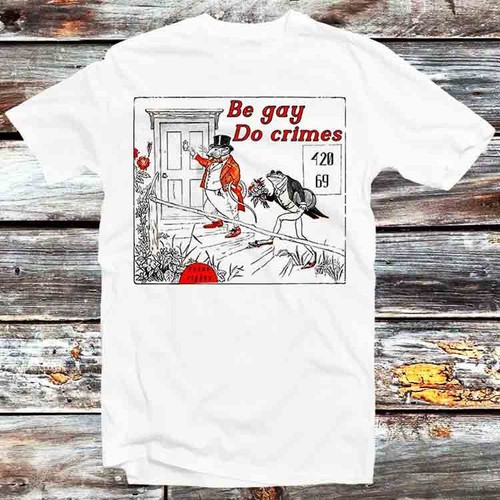 Shirt gay crimes pride - be,