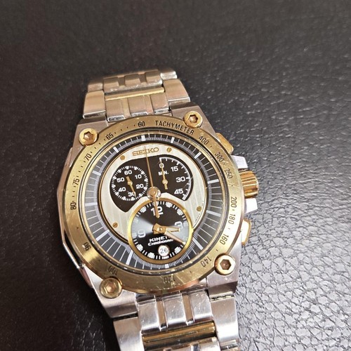 Seiko kinetic chronograph - seiko,