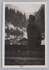 Grainau 1936 - Man on Balcony