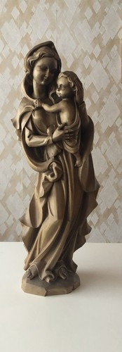 Holzfigur mutter gottes - holzfigur,,