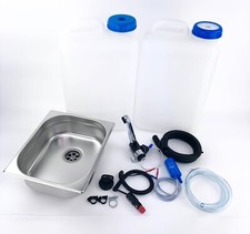 12V Camping Spüle 100mm tief